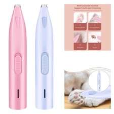 Rasoir multifonction léger pour poils d'animaux avec lumière LED