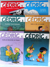 BD  Cédric Laudec Cauvin n° 1 à 6 rééditions 2001 2002  Lot de 6
