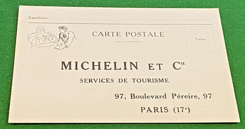 Carte postale michelin - carte,