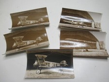 BEL ENSEMBLE 8 PHOTOGRAPHIES AVION ARMEE BRITANNIQUE "SOPWITH CAMEL" 1914-1918