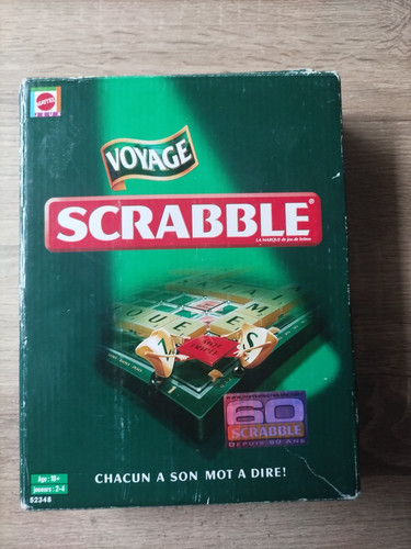 Scrabble voyage mattel - scrabble,