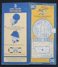 Carte MICHELIN 80 RODEZ NIMES