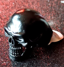 Bague tête de mort-Acier