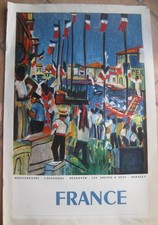 Affiche originale SETE Desnoyer 1960 litho Mourlot