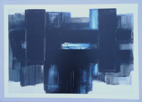 Grande affiche pierre soulages - affiche,
