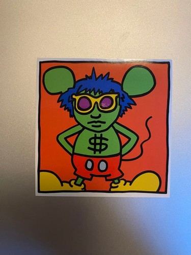 Keith haring sticker - keith,