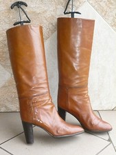 Bottes  vintage   "Gold  "