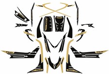 Kit Autocollant Gel 3D Compatible Yamaha Tmax 560 Tech Max Partir 2020 Carbone