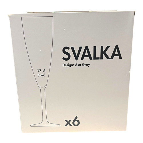 Ikea svalka champagne flutes - ikea,
