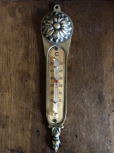 Ancien petit thermometre mural - thermometre,