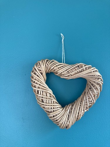 Small wicker woven hanging - small,