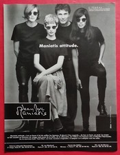 Publicité de presse: Jean Marc MANIATIS Coiffeur Magnatis Attitude L'OREAL  1991