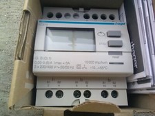 compteur electrique actif reactif tri / mono HAGER EC370 mesure via TI 50à 3000A