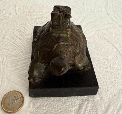 Bronze animalier tortue au - bronze,