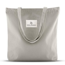 Sac cabas pour femme avec fermeture éclair - Sac en toile de jute avec poche ...