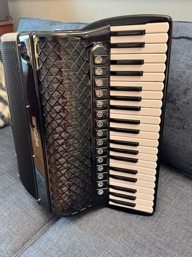 Jet black piano accordion for - accordion,