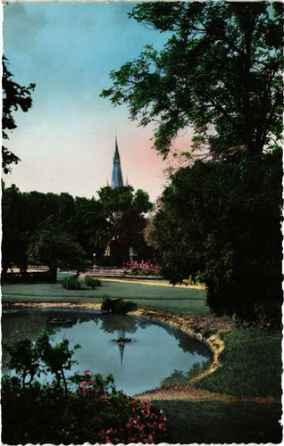 Cpa épernay jardin - cpa, de