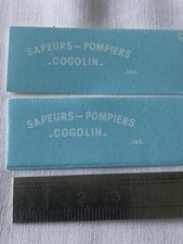 Maquette miniatures : decals décalcomanies Pompiers Cogolin. 1/43