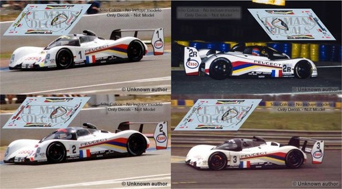 Décal peugeot 905 evo - décal, le