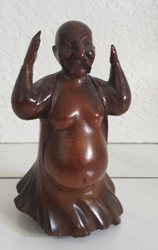 Ancienne sculpture bois massif - ancienne,