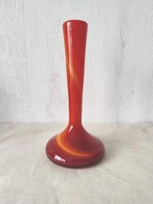 Vase en verre vintage Maure-Veil Bob le Bleis 