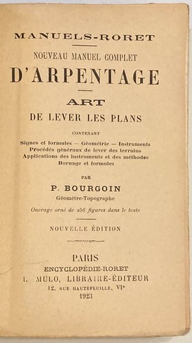Bourgoin nouveau manuel - bourgoin.,