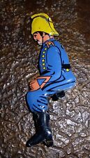 Figurine ancien jouet Joustra pompier en tôle lithographié