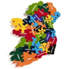 Carte de l'Irlande puzzle en