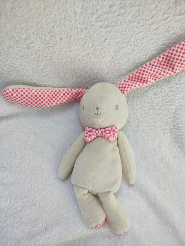 Doudou peluche lapin ecru - lapin,