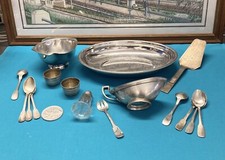 Lot métal argenté bronze