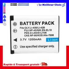 Batterie EN-EL10 / ENEL10 pour Nikon Coolpix S500, S510, S520, S570, S600