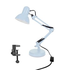 Lampe de bureau PIXI E27 Baby Blue – ensemble avec base et pince EDO SOLUTIONS