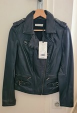 Perfecto cuir noir d'agneau