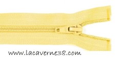 Fermeture éclair 11cm jaune