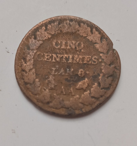 Cinq centimes dupre l - , l'an