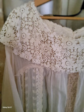 OAK?Une Pépite ’Magnolia Pearl’ Robe Dentelle Ancienne Pièce Unique?OAK