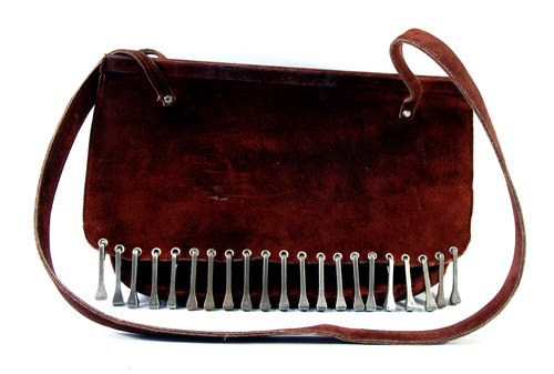 Vintage sac cuir retourne - vintage, !