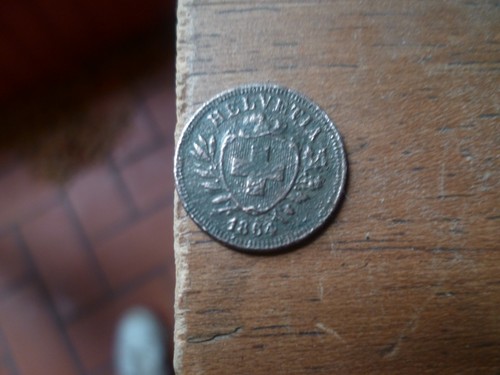 Rappen suisse bronze 1g27 tres - rappen,