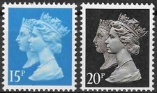 Timbres Grande Bretagne (type