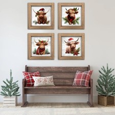 Art mural écossais bovin