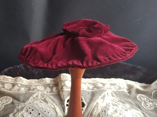 Chapeau capeline velours - chapeau,