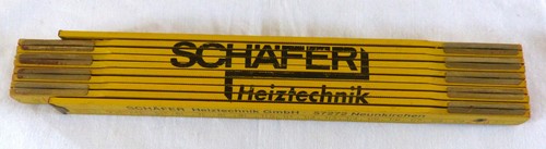 Double mètre bois
