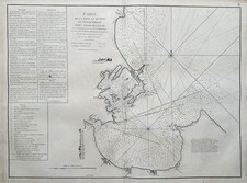 Ceylan Sri Lanka Trincomalee Kinniya Koddiyar Baie Mer Mannevillette Map 1775