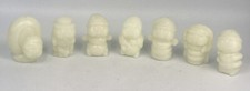 BONUX Vintage lot 8 LUXIOLES Figurines GLO FRIENDS GLOW IN THE DARK loose 80’s