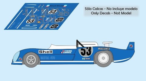 Autocollants matra ms670b - matra, le