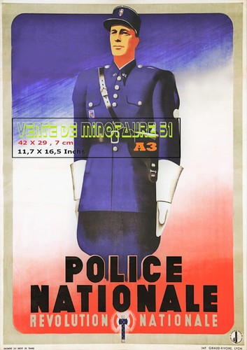 Ww2 gouv vichy police - vichy, -police