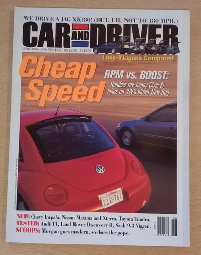 Car and driver - car, june