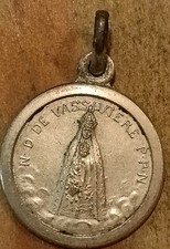 Médaille Religieuse Ancienne ND De Vassiviere Auvergne Vierge Noire 