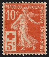 n°147, Semeuse Croix-Rouge