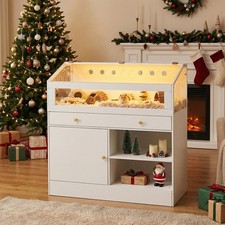 LED Hamster Cage with Storage